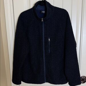 The North Face Dark Blue Fleece Jacket Full Zip Men's Size M
